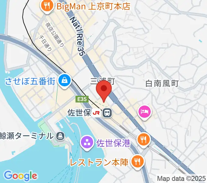 島村楽器 えきマチ1丁目佐世保店の地図