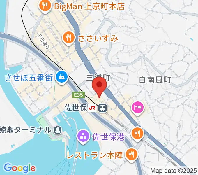 島村楽器 えきマチ1丁目佐世保店の地図