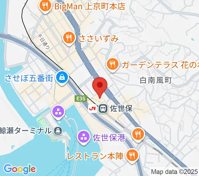 島村楽器 えきマチ1丁目佐世保店の地図