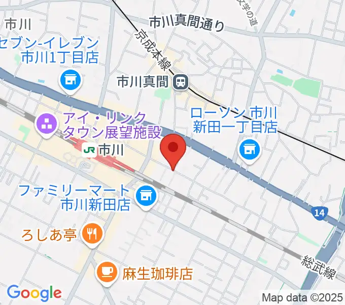 管楽器専門店 Groovin' Trumpetの地図