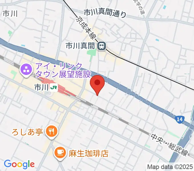 管楽器専門店 Groovin' Trumpetの地図