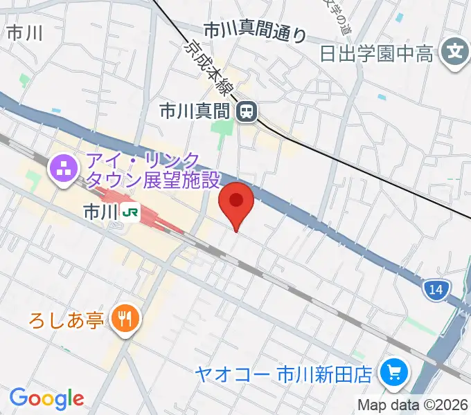 管楽器専門店 Groovin' Trumpetの地図