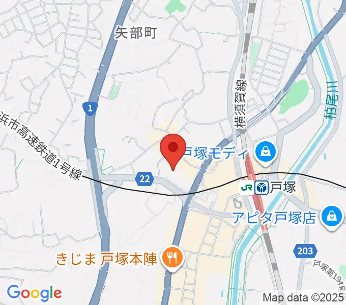 桜 音楽教室の地図