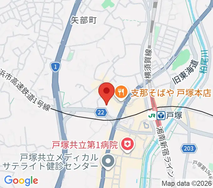 桜 音楽教室の地図