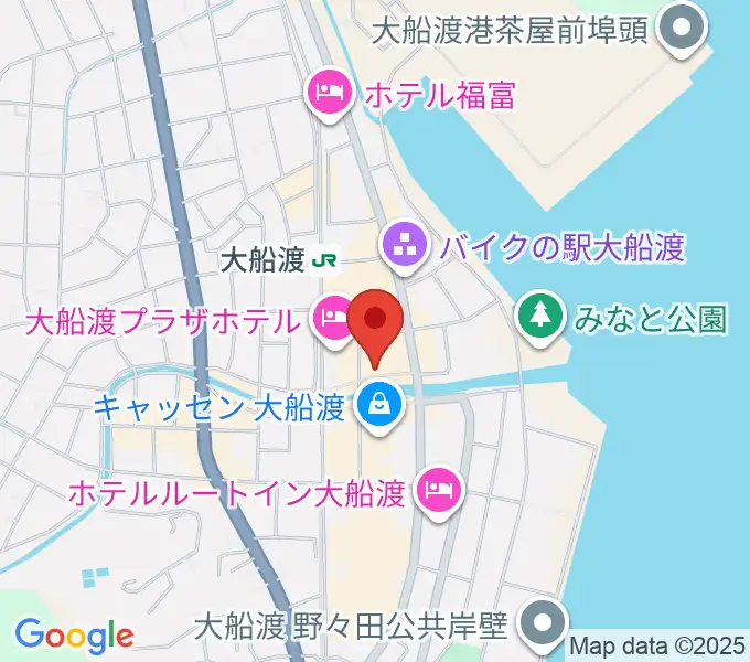 KESEN ROCK FREAKSの地図