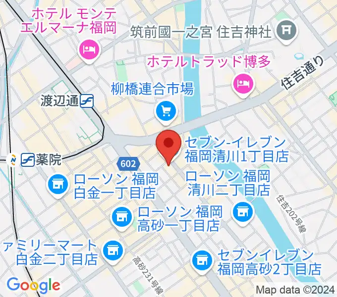 キャバーンビートの地図