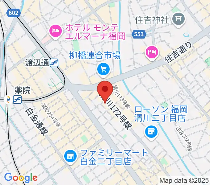 キャバーンビートの地図