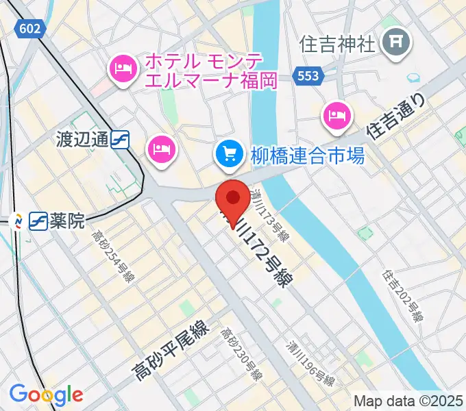 キャバーンビートの地図