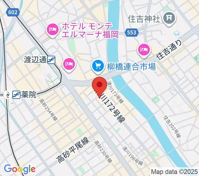 キャバーンビートの地図