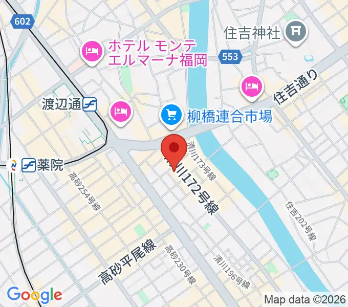 キャバーンビートの地図