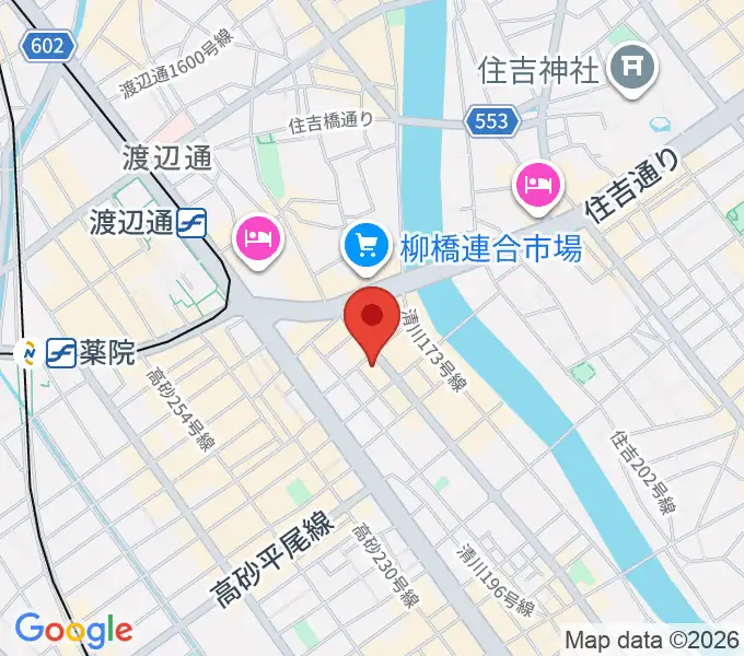 キャバーンビートの地図