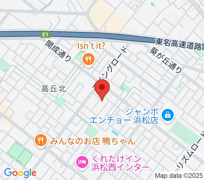 きたいち音楽教室の地図