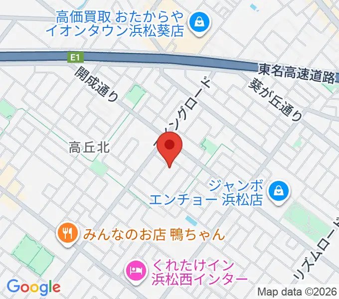 きたいち音楽教室の地図