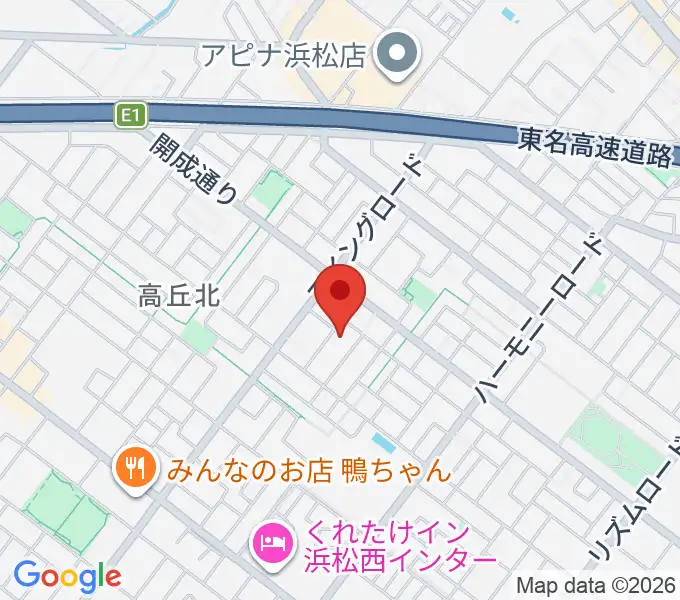きたいち音楽教室の地図