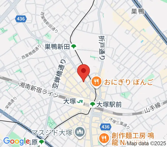 大塚Hearts+の地図