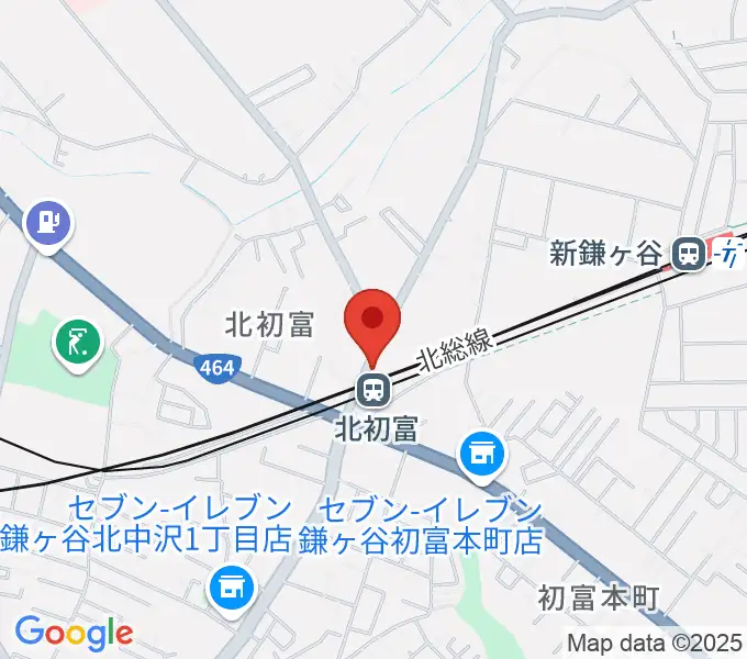 ハンドワイヤードガレージの地図