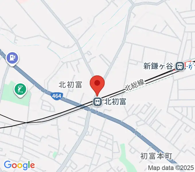 ハンドワイヤードガレージの地図