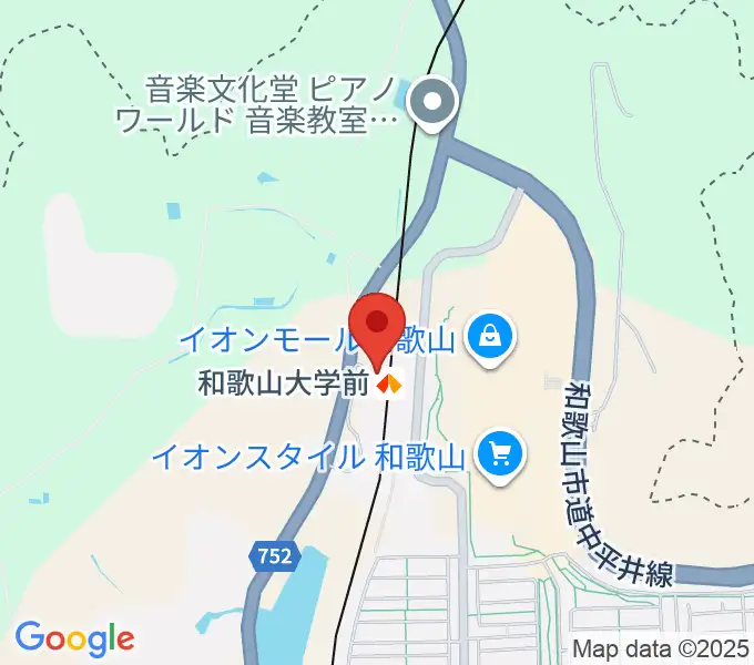 和歌山シェルターの地図