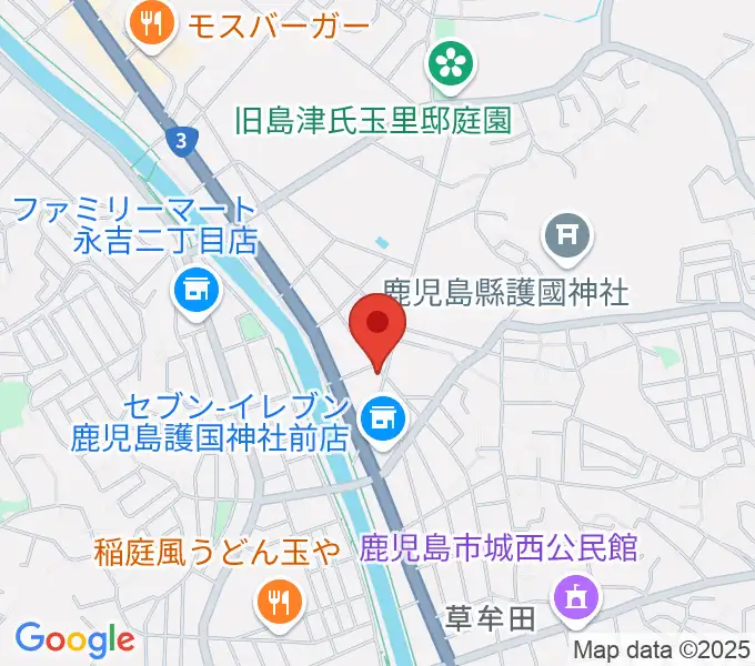 中央楽器の地図