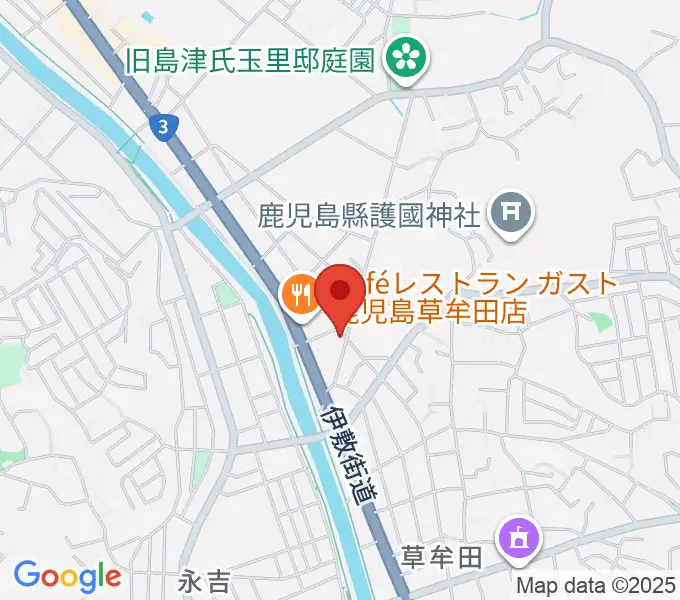 中央楽器の地図