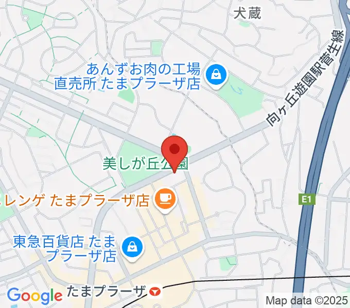 たまプラーザ STUDIO21の地図