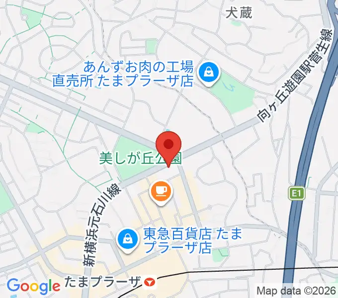 たまプラーザ STUDIO21の地図