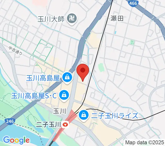 東京音実劇場の地図