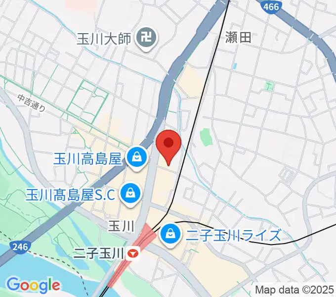 東京音実劇場の地図