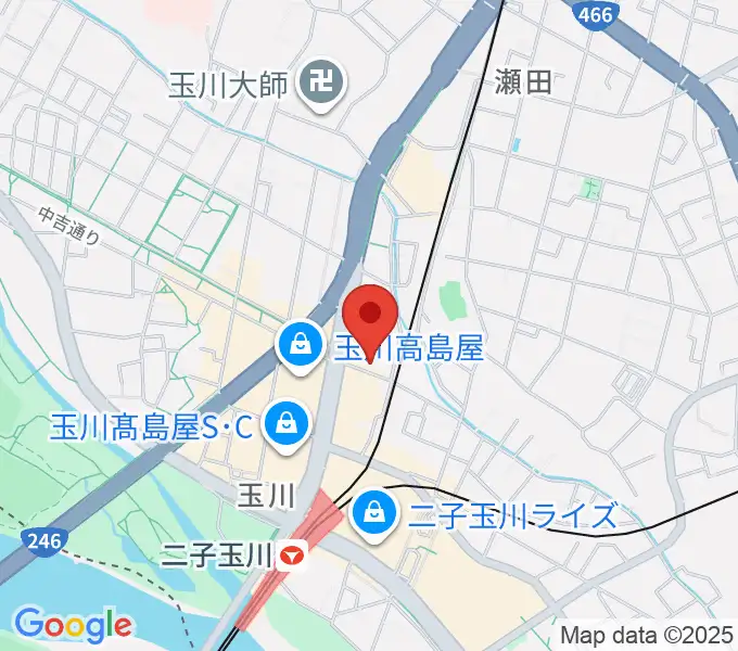東京音実劇場の地図