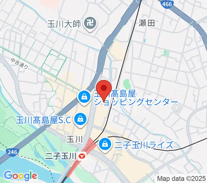 東京音実劇場の地図