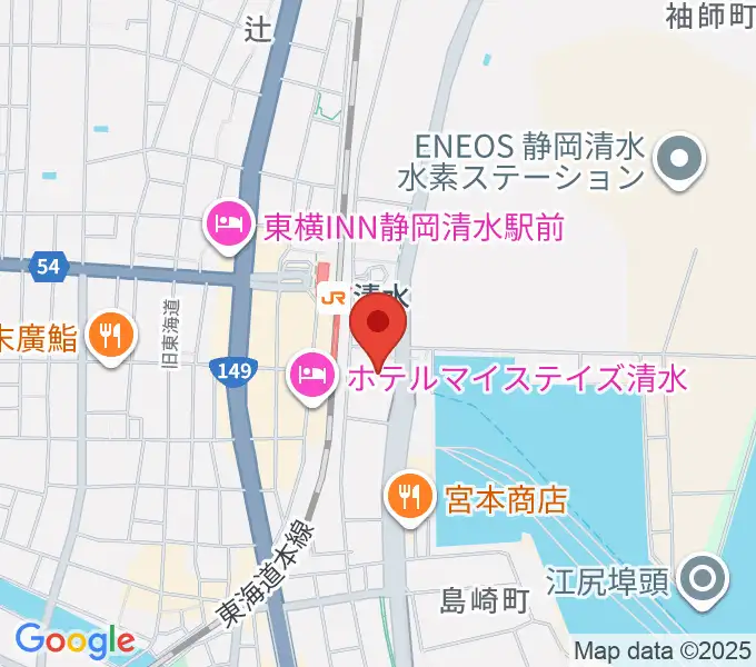 清水文化会館マリナートの地図