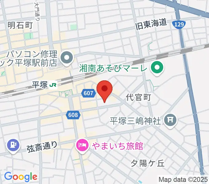 平塚KANAFUの地図
