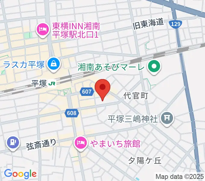 平塚KANAFUの地図