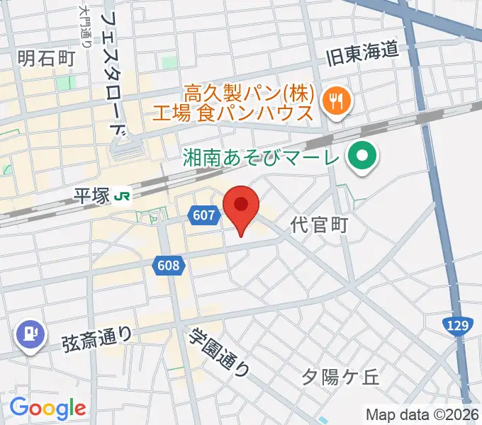 平塚KANAFUの地図