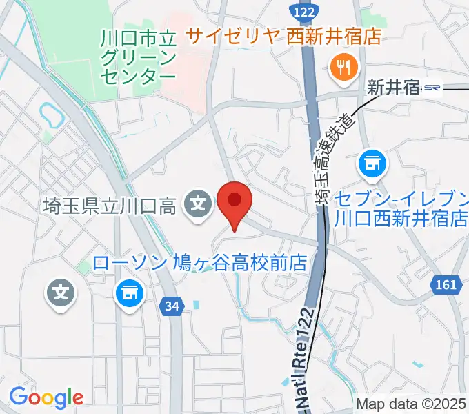 クラシカルスタジオ カルーソの地図