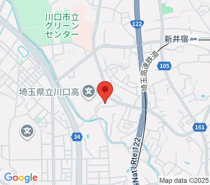 クラシカルスタジオ カルーソの地図