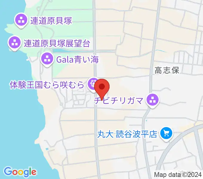 三線工房まちだ屋の地図