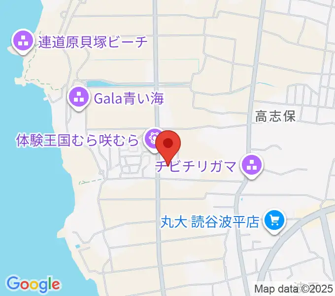三線工房まちだ屋の地図