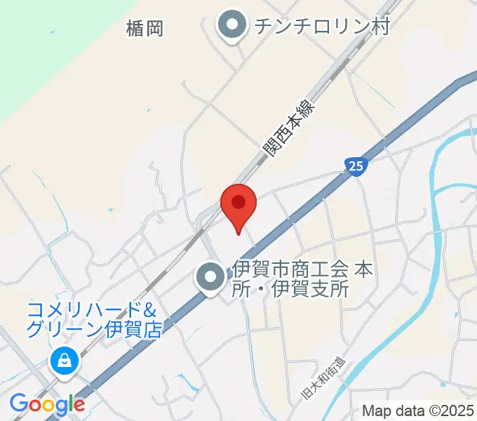 ふるさと会館いがの地図