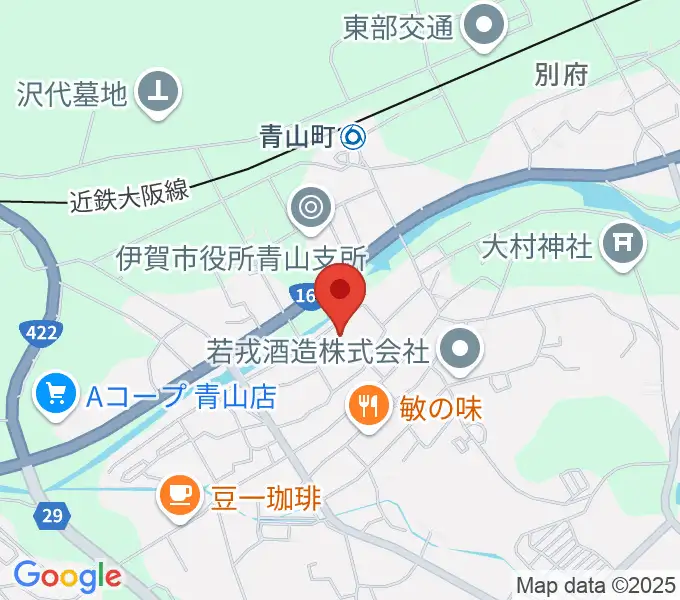 青山ホールの地図