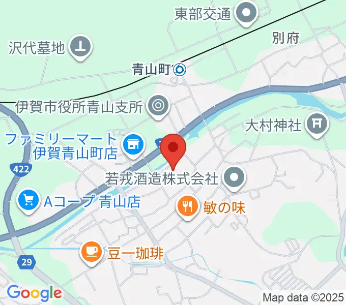 青山ホールの地図