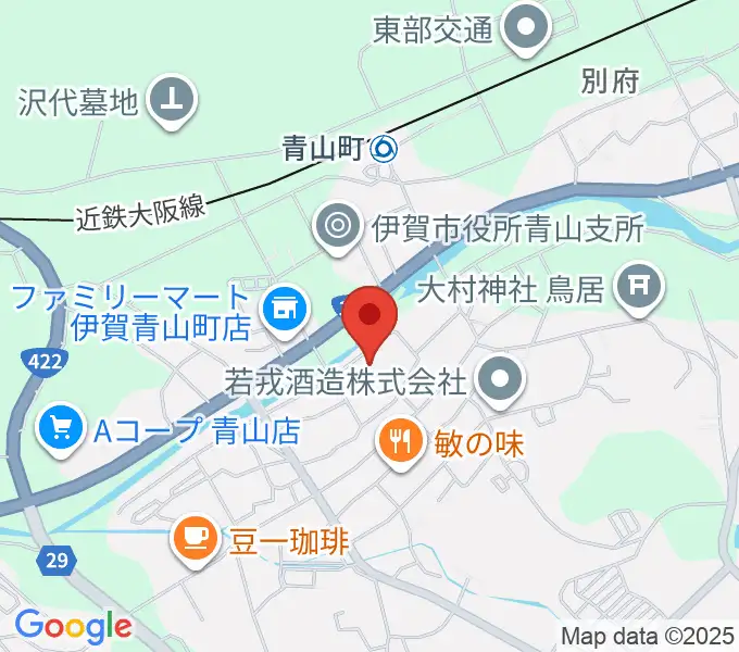 青山ホールの地図