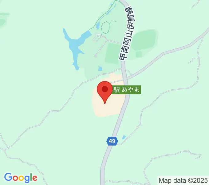 あやま文化センターの地図