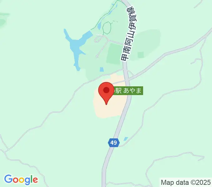 あやま文化センターの地図