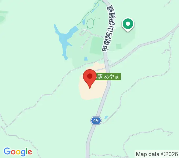 あやま文化センターの地図