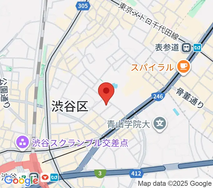 DDD青山クロスシアターの地図