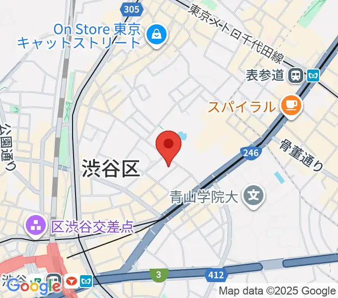 DDD青山クロスシアターの地図