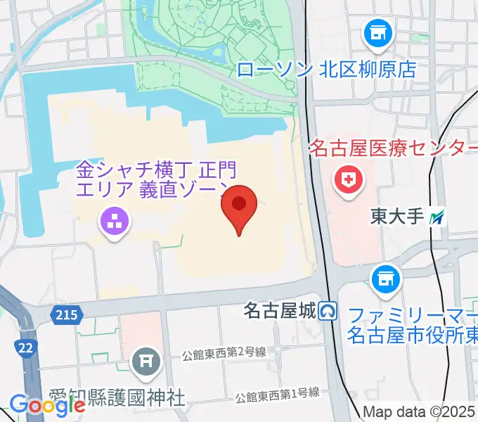 ドルフィンズアリーナの地図