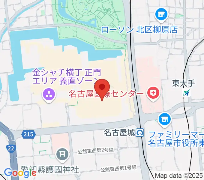 ドルフィンズアリーナの地図