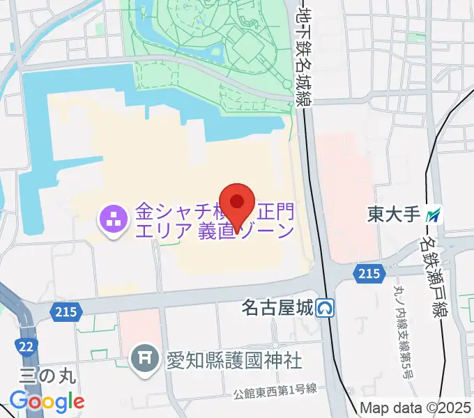 ドルフィンズアリーナの地図